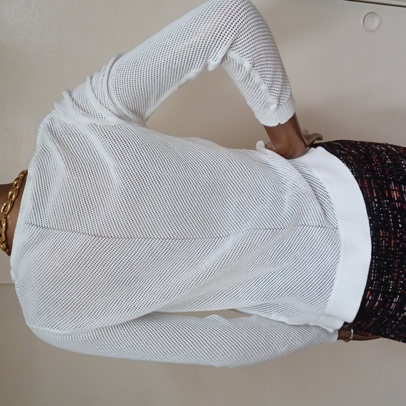 Banana Republic Cotton Open Knit Sweater - Picture 3 of 4